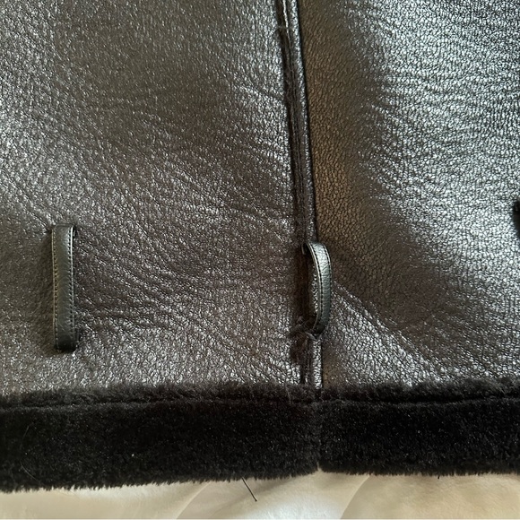 Zara faux fur leather jacket size XS - Picture 3 of 11